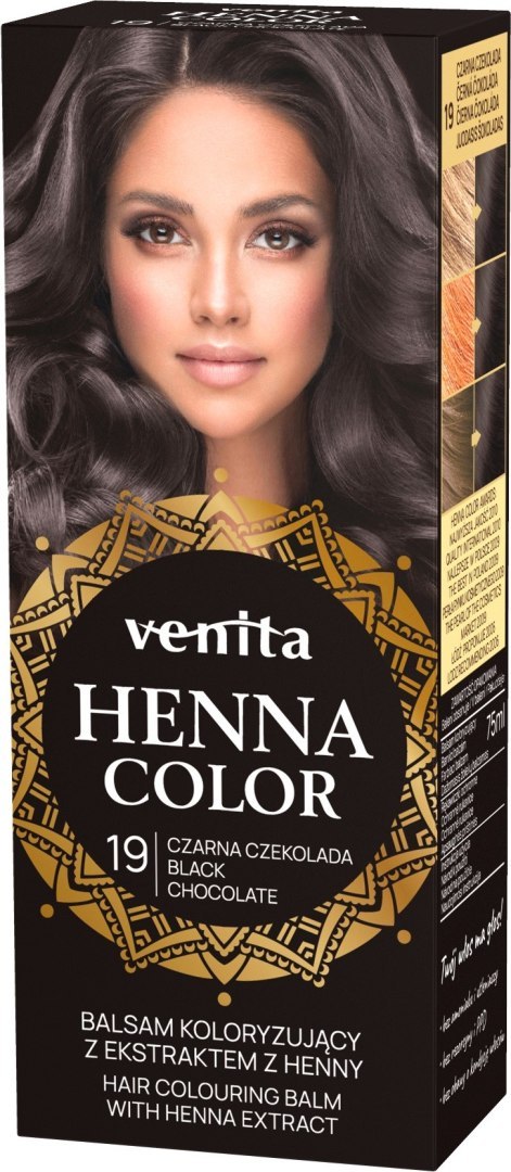 VENITA HENNA COLOR BALSAM NR 19 CZARNA CZEKOLAD&