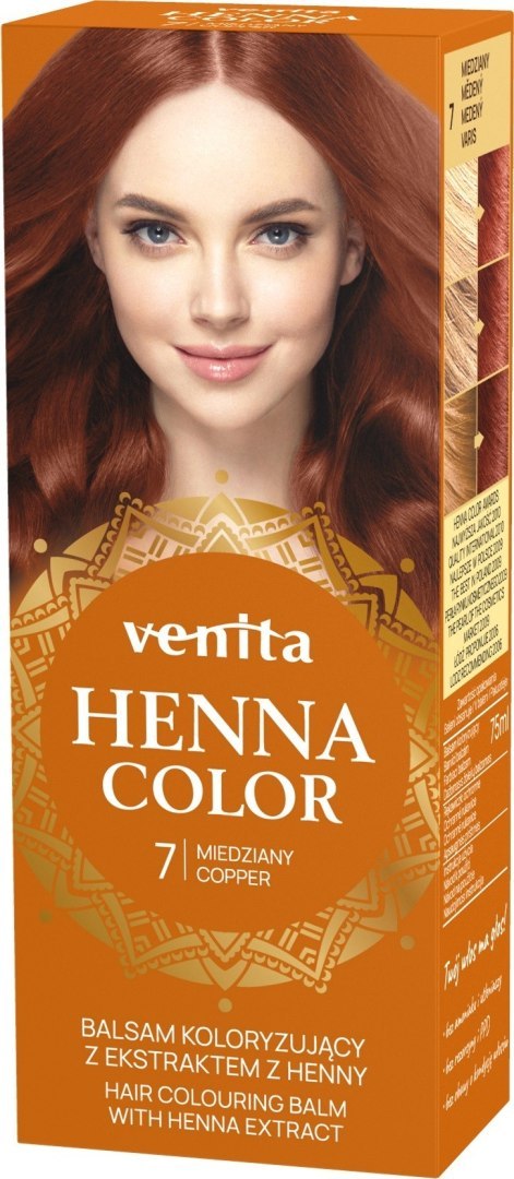 VENITA HENNA COLOR BALSAM NR 7 MIEDZIANY&