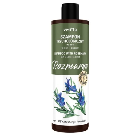 VENITA Trichological Formula Szampon trychologiczny Rozmaryn - do włosów suchych i łamliwych 300ml VENITA Trichological Formula Szampon trychologiczny Rozmaryn - do włosów suchych i łamliwych 300ml
