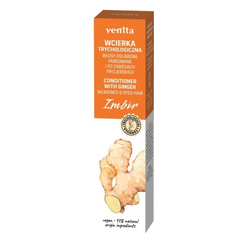 VENITA Trichological Formula Wcierka trychologiczna Imbir - do włosów osłabionych,farbowanych i po zabiegach fryzjerskich 100ml VENITA Trichological Formula Wcierka trychologiczna Imbir - do włosów osłabionych,farbowanych i po zabiegach fryzjerskich 100ml