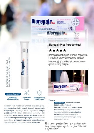 BIOREPAIR Parodontgel Żel intensywnie łagodzący 20 ml