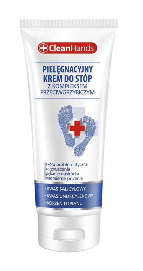 CLEAN HANDS Krem do stóp z kompleksem przeciwgrzybicznym 75 ml