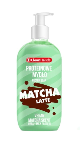 CLEAN HANDS Proteinowe mydło Matcha Latte 500 ml