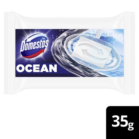 DOMESTOS Power Ocean Kostka zapachowa do WC 3w1 - zapas 35 g DOMESTOS Power Ocean Kostka zapachowa do WC 3w1 - zapas 35 g