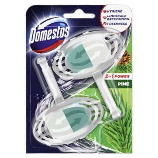 DOMESTOS Power Pine Duo Kostka zapachowa do WC z koszykiem 3w1 1 op. - 2 x 35 g