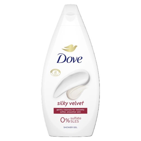 DOVE Silky Velvet Żel pod prysznic 450 ml