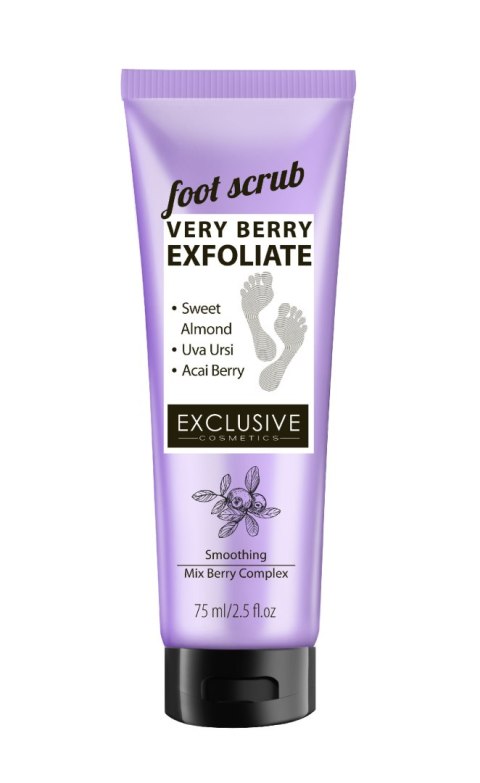 EXCLUSIVE Foot scrub verry berry Peeling do stóp jagodowy 75 ml