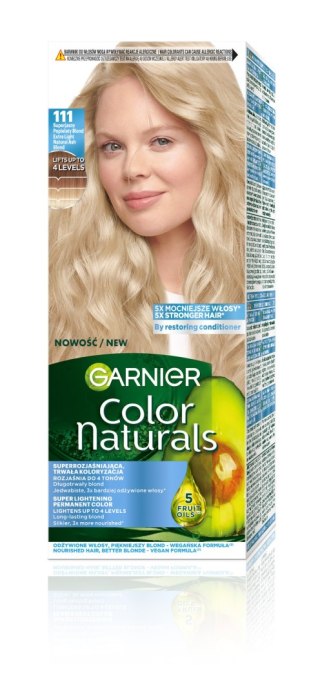 GARNIER Color Naturals Krem koloryzujący nr 111 - Superjasny Popielaty Blond 1op.