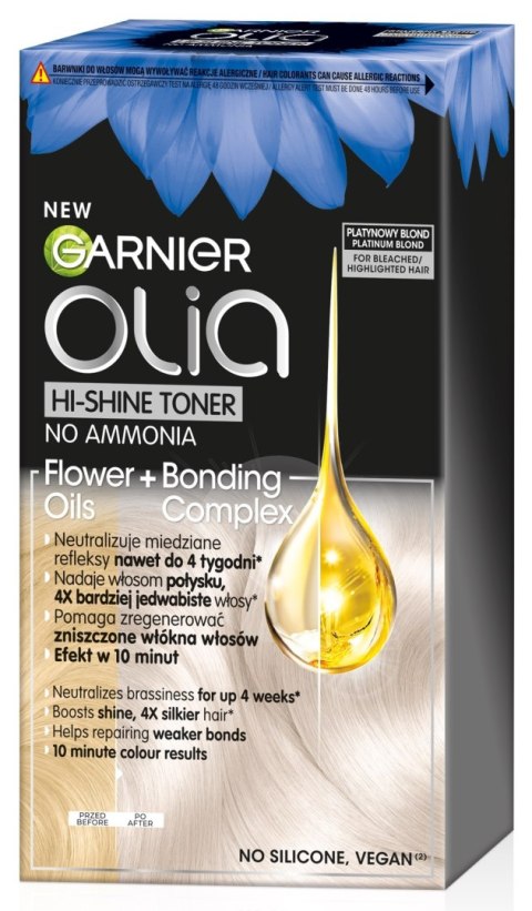 GARNIER Olia Hi-Shine Toner do włosów blond - Platynowy Blond 1op. GARNIER Olia Hi-Shine Toner do włosów blond - Platynowy Blond 1op.