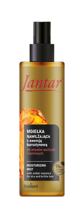 JANTAR Mgiełka nawilżająca z esencją bursztynową do włosów suchych i łamliwych 200 ml