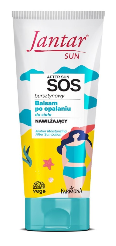 JANTAR Sun SOS Bursztynowy balsam nawilżający po opalaniu Family 200 ml JANTAR Sun SOS Bursztynowy balsam nawilżający po opalaniu Family 200 ml