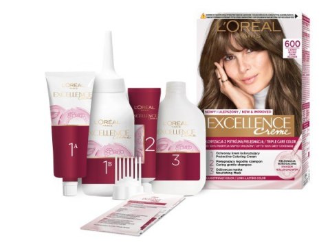 LOREAL Excellence Creme Farba do włosów 600 Ciemny Blond LOREAL Excellence Creme Farba do włosów 600 Ciemny Blond
