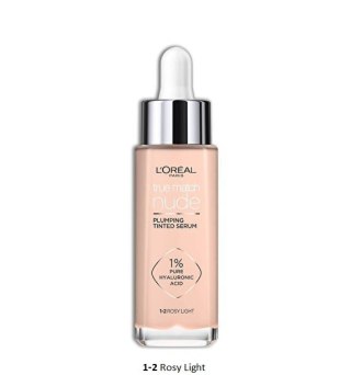 LOREAL True Match Nude Serum w podkładzie wyrównujące koloryt nr 1-2 Rosy Light 30ml