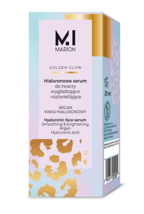 MARION Golden Glow Hialuronowe serum do twarzy 20 ml