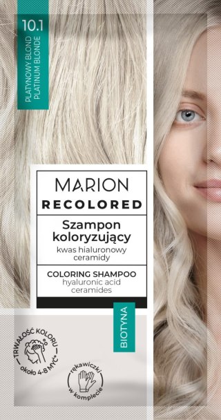 MARION Recolored Szampon koloryzujący nr 10.1 Platynowy blond 35 ml