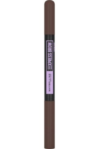MAYBELLINE Express Brow Satin Duo Dwustronna Kredka do brwi nr 04 Dark Brown 1szt