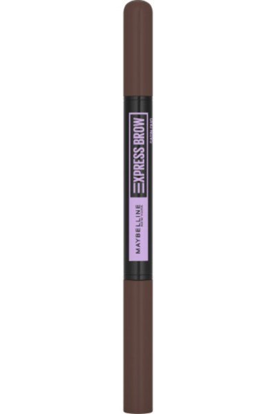 MAYBELLINE Express Brow Satin Duo Dwustronna Kredka do brwi nr 04 Dark Brown 1szt MAYBELLINE Express Brow Satin Duo Dwustronna Kredka do brwi nr 04 Dark Brown 1szt