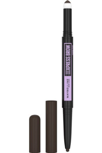 MAYBELLINE Express Brow Satin Duo Dwustronna Kredka do brwi nr 05 Black Brown 1szt MAYBELLINE Express Brow Satin Duo Dwustronna Kredka do brwi nr 05 Black Brown 1szt