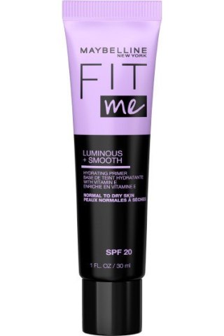 MAYBELLINE Fit Me Nawilżająco Rozświetlająca Baza pod makijaż do skóry normalnej i suchej 30ml
