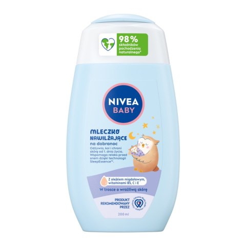 NIVEA Baby Mleczko nawilżające na dobranoc 200 ml