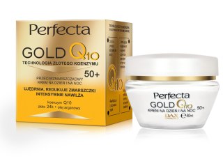 PERFECTA Gold Q10 50+ Krem przeciwzmarszczkowy na dzień i na noc 50 ml