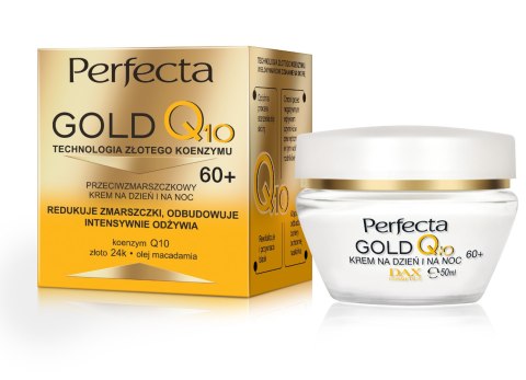 PERFECTA Gold Q10 60+ Krem przeciwzmarszczkowy na dzień i na noc 50 ml