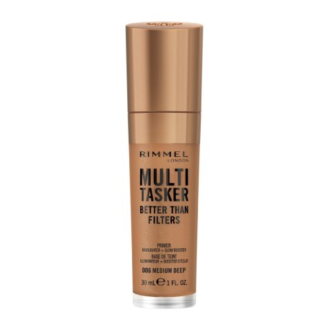 RIMMEL Multi Tasker Wielozadaniowa baza pod makijaż + korektor 006 MEDIUM DEEP 30 ml RIMMEL Multi Tasker Wielozadaniowa baza pod makijaż + korektor 006 MEDIUM DEEP 30 ml