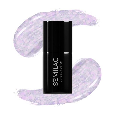SEMILAC Lakier hybrydowy 492 Icy Lavender Bliss 7 ml SEMILAC Lakier hybrydowy 492 Icy Lavender Bliss 7 ml