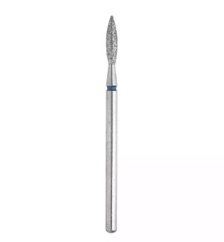 STALEKS Frez do paznokci - diamentowy płomyk 2.3/10mm (niebieski) 1szt