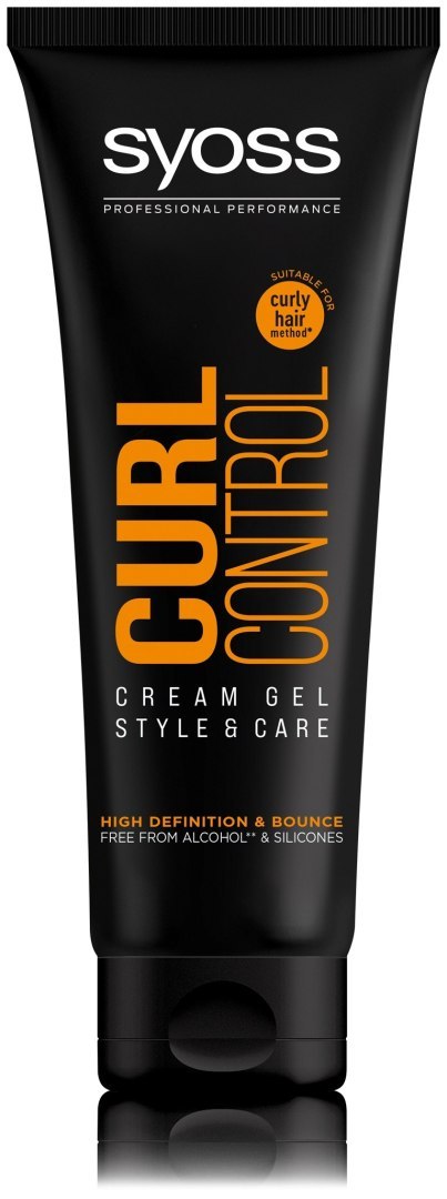 SYOSS Curl Control Kremowy Żel stylizujący do włosów kręconych 250ml SYOSS Curl Control Kremowy Żel stylizujący do włosów kręconych 250ml