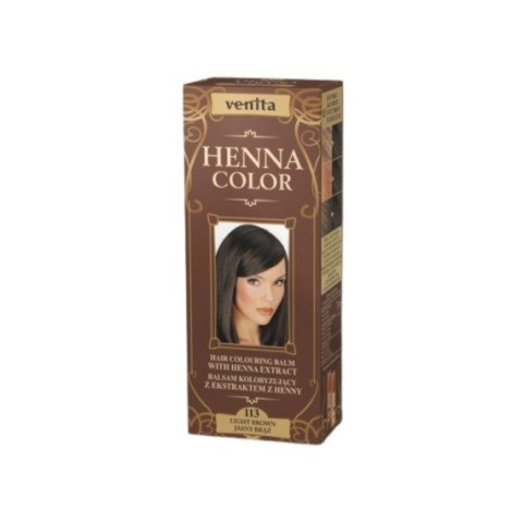 VENITA Balsam koloryzujący z ekstraktem z henny 113 - Jasny brąz 75 ml VENITA Balsam koloryzujący z ekstraktem z henny 113 - Jasny brąz 75 ml