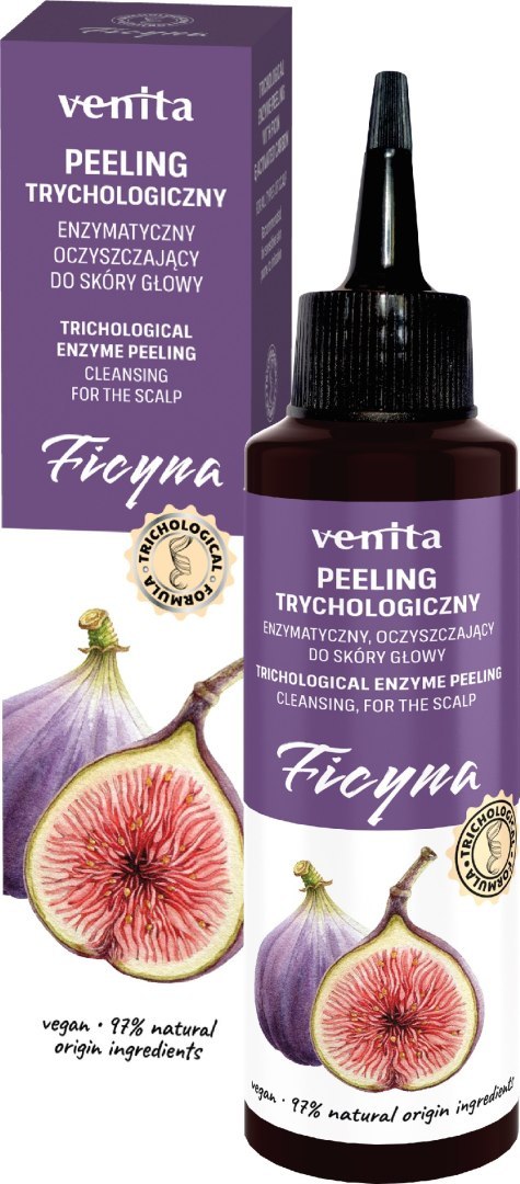 VENITA Peeling trychologiczny do skóry głowy - Ficyna 100ml VENITA Peeling trychologiczny do skóry głowy - Ficyna 100ml