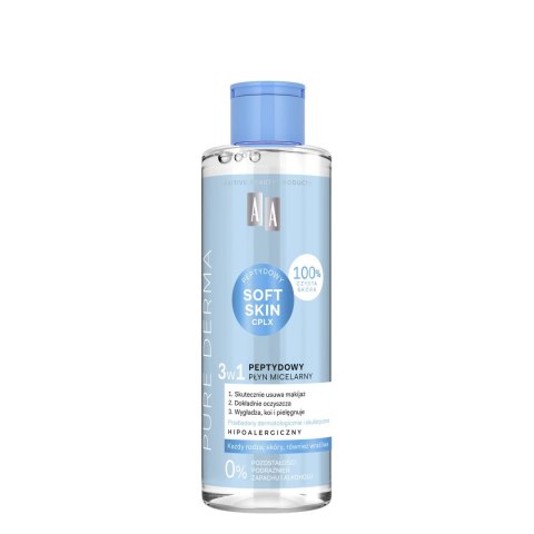 AA Pure Derma Peptydowy płyn micelarny 3w1 200 ml