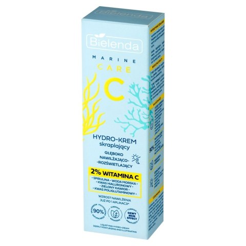 BIELENDA Marine Care C Hydro-krem skraplający głęboko nawilżająco rozświetlający na dzień i noc - 2% Witamina C 50 ml BIELENDA Marine Care C Hydro-krem skraplający głęboko nawilżająco rozświetlający na dzień i noc - 2% Witamina C 50 ml