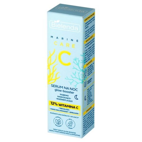 BIELENDA Marine Care C Serum glow-booster na noc głęboko nawilżająco rozświetlające - 12% Witamina C 30 ml BIELENDA Marine Care C Serum glow-booster na noc głęboko nawilżająco rozświetlające - 12% Witamina C 30 ml