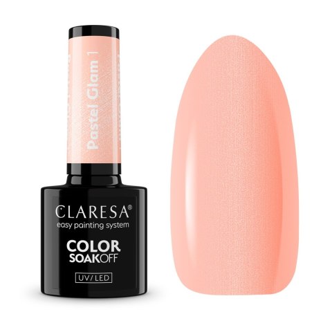 CLARESA Lakier hybrydowy Pastel Glam 1 CLARESA Lakier hybrydowy Pastel Glam 1