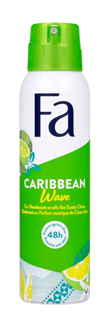 FA Caribbean Wave Dezodorant damski w sprayu 150 ml