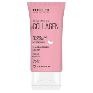 FLOSLEK Active Hand Care Collagen Krem do rąk i paznokci - wygładzenie 50 ml