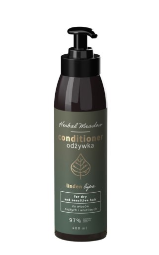 HISKIN Herbal Meadow Odżywka Lipa - do włosów suchych i wrażliwych 400 ml