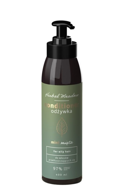 HISKIN Herbal Meadow Odżywka Mięta - do włosów przetłuszczających się 400 ml