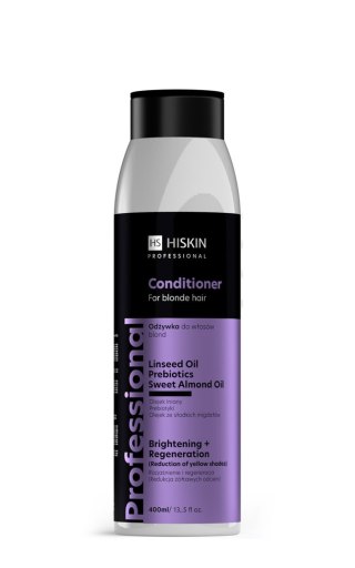 HISKIN Professional Odżywka do włosów blond - rozjaśnienie i regeneracja 400 ml