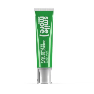 HISKIN Smile More Pasta do zębów z fluorem Green sweet mint 30 ml