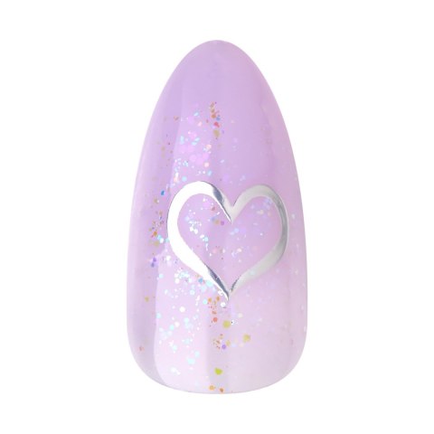 KISS Sztuczne paznokcie na klej Gel Fantasy Jelly, One Day Jelly, Purple, Medium Almond