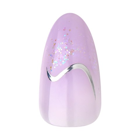 KISS Sztuczne paznokcie na klej Gel Fantasy Jelly, One Day Jelly, Purple, Medium Almond