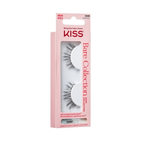 KISS Sztuczne rzęsy Bare Collection KAR02, 1 Pair & Lash Glue Net Wt. 1g