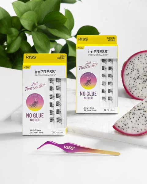 KISS Sztuczne rzęsy samoprzylepne Press-On Falsies Eyelash Clusters Minipack, Natural, Classy