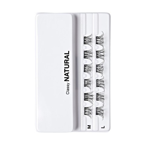 KISS Sztuczne rzęsy samoprzylepne Press-On Falsies Eyelash Clusters Minipack, Natural, Classy