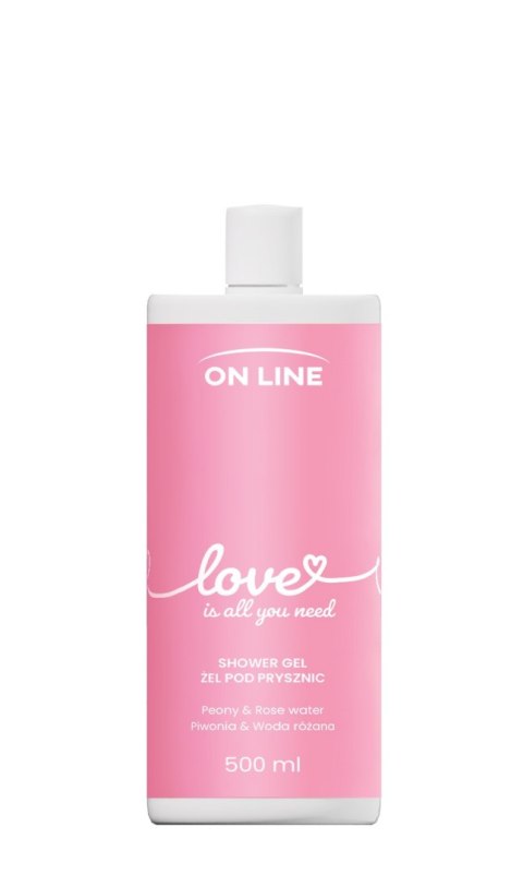 ON LINE Emocje Żel pod prysznic Love - piwonia i woda różana 500 ml