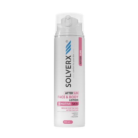 SOLVERX Sensitive Skin Balsam łagodzący po opalaniu do twarzy i ciała 200 ml