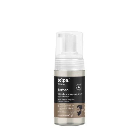 TOŁPA Dermo Barber Odżywka w piance do brody i włosów 100 ml TOŁPA Dermo Barber Odżywka w piance do brody i włosów 100 ml